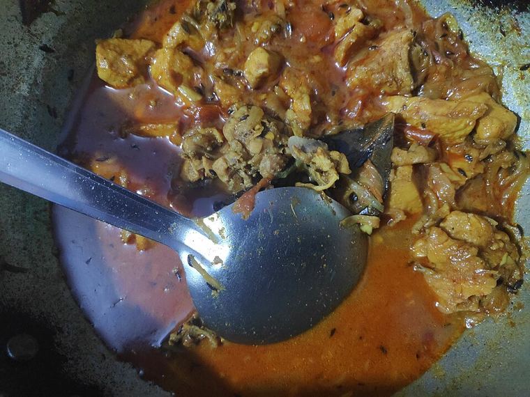 Chicken Curry, as published.