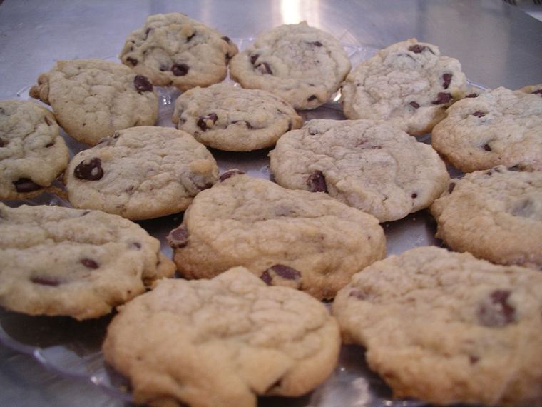 Cakey chocolate chip cookies.