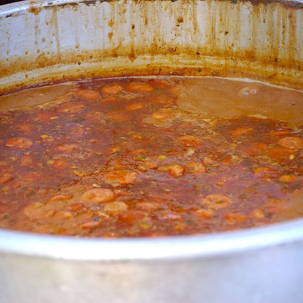 The version most people actually cook: a faster roux, boneless thighs and smoked sausage.