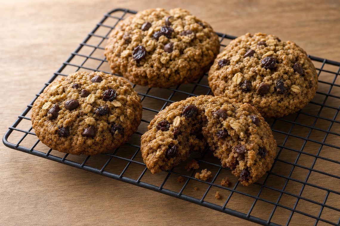 The middle of 187 recipes on every measure — the oatmeal cookie almost everybody is actually making.
